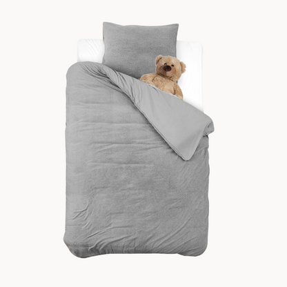 Dekbedovertrek set Teddy™ Kids Keep Dreaming Stone Grey