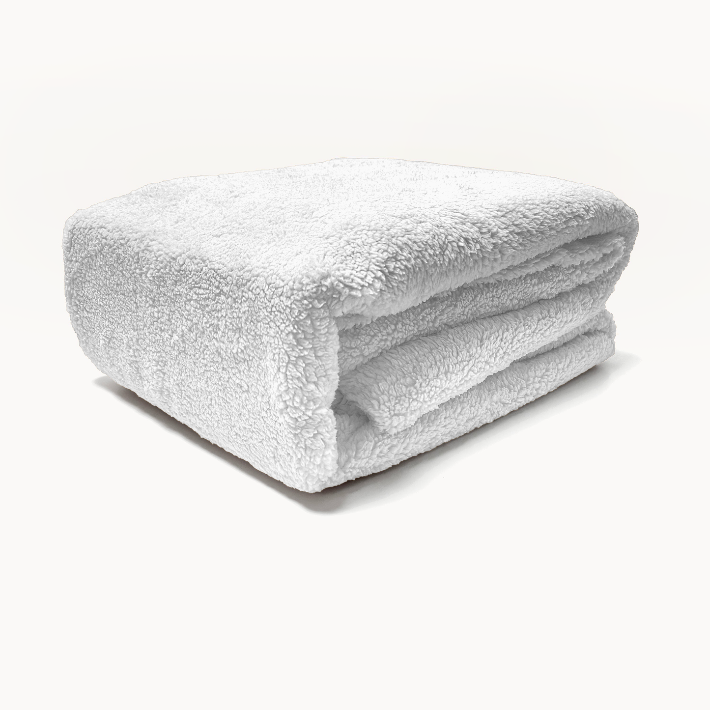 Drap-housse pour matelas Teddy - Dormir sur des nuages ​​Blanc