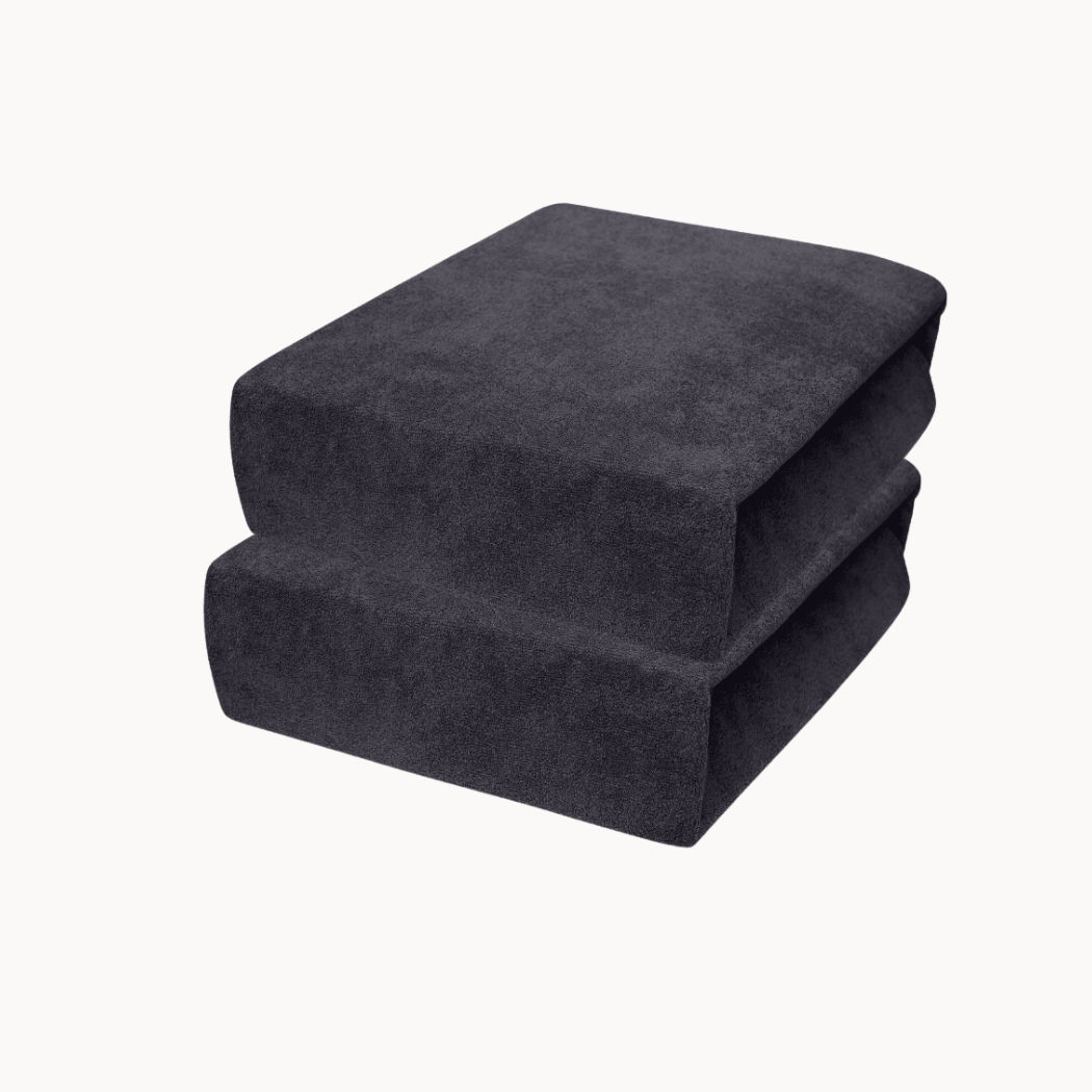 Matras Hoeslaken Velvet Earl Grey 2-Pack