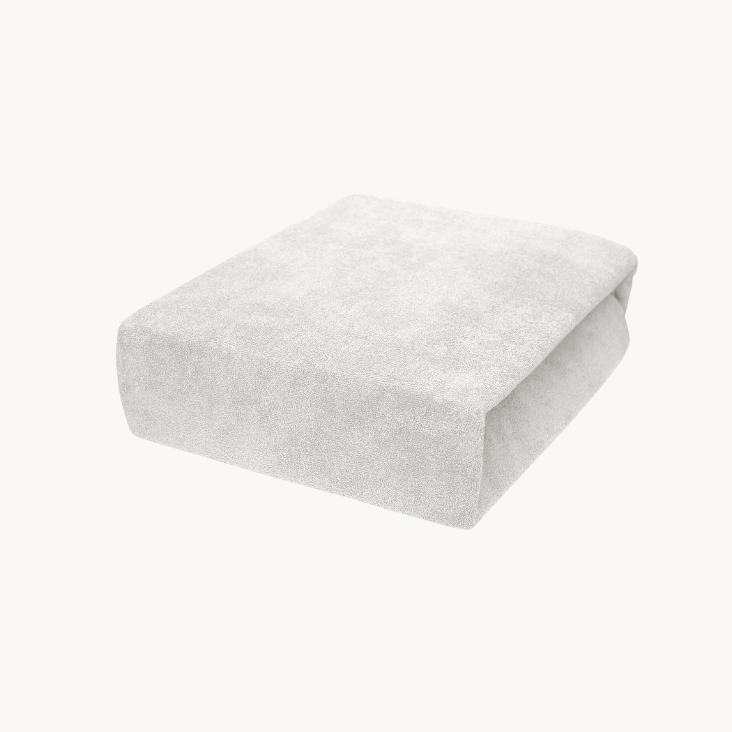 Matras Hoeslaken Velvet Pure White 2-Pack