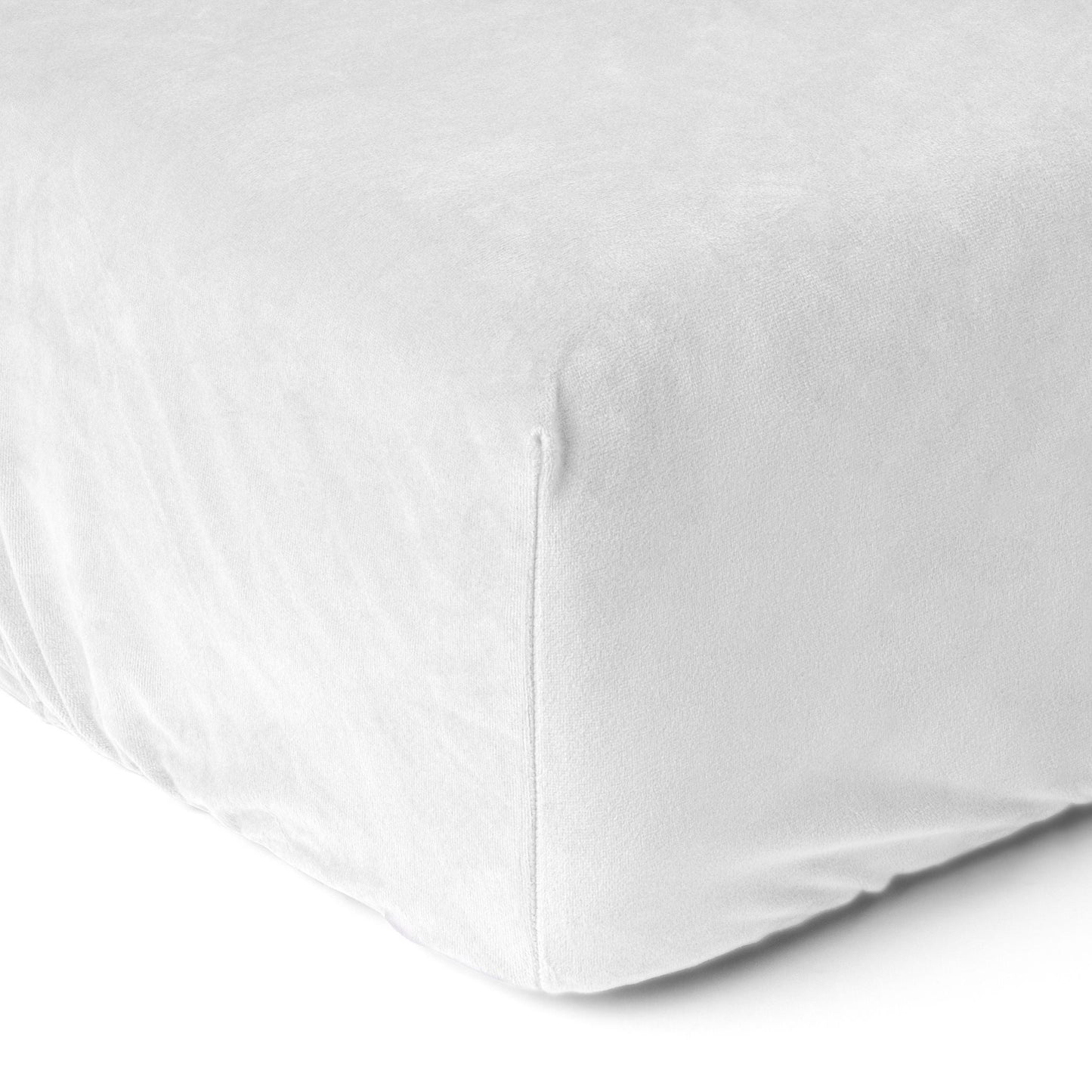 Matras Hoeslaken Velvet Pure White 2-Pack