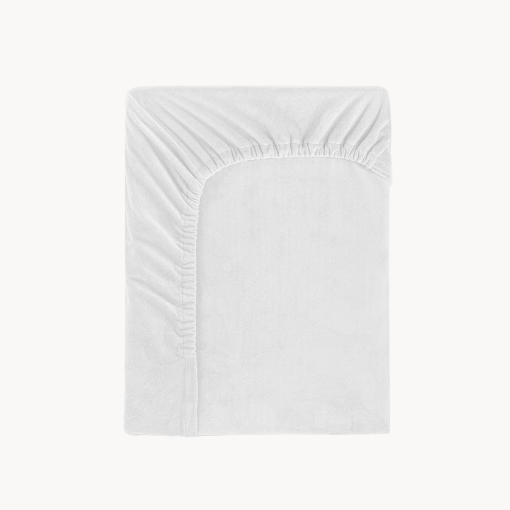 Matras Hoeslaken Velvet Pure White 2-Pack