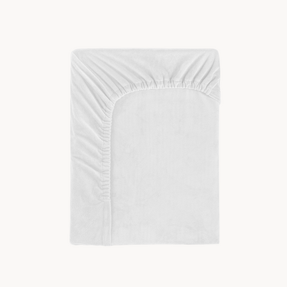 Matras Hoeslaken Velvet Pure White 2-Pack