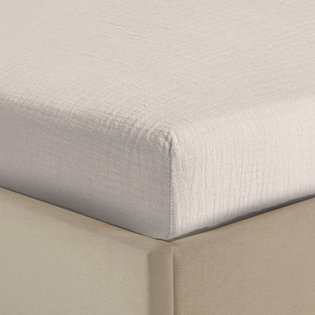 Y-NOT™ Matras Hoeslaken Mousseline Offwhite