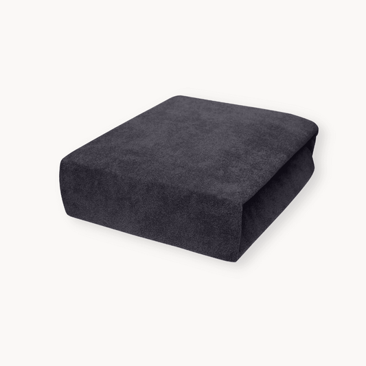 Drap-housse pour matelas velours Earl Grey