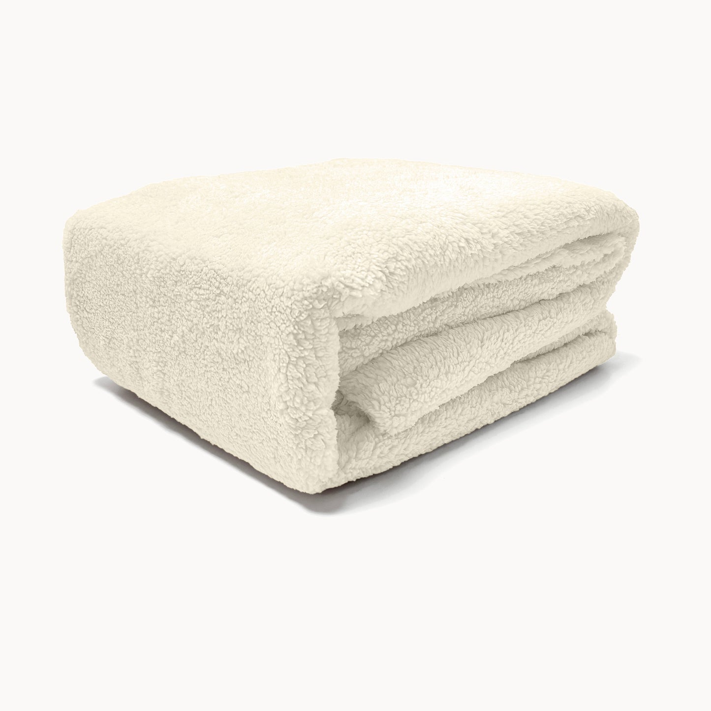 Matras Hoeslaken Teddy - Cappuccino White